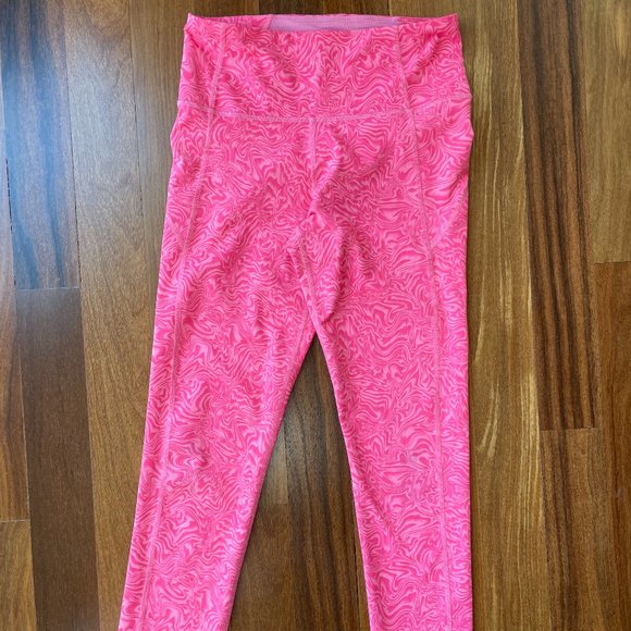 Under Armour Sz S High Rise Pink Leggings - Picture 1 of 9
